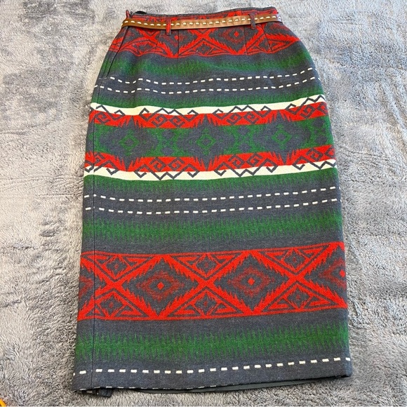 The Limited Dresses & Skirts - The Limited Vintage Western-Style Tribal-Print Pencil Skirt - Size 12